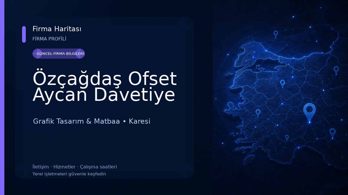 Özçağdaş Ofset Aycan Davetiye 