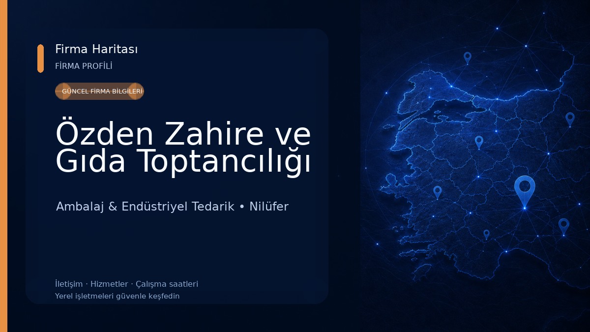 Özden Zahire ve Gıda Toptancılığı