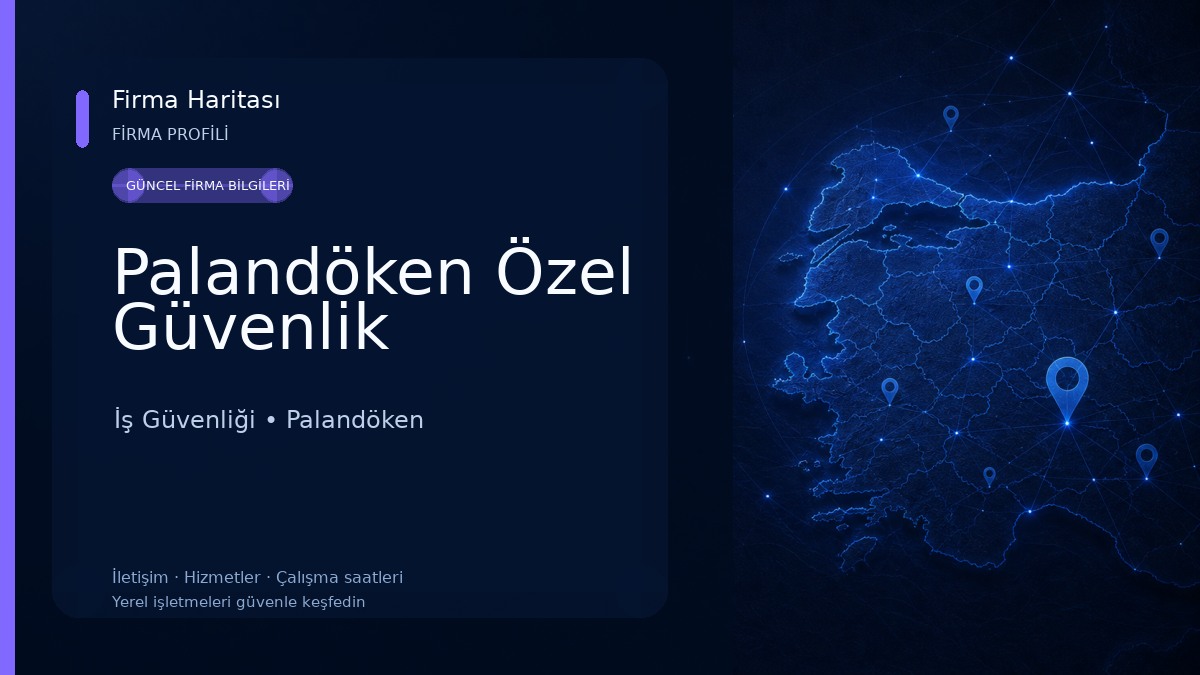 Palandöken Özel Güvenlik İş Güvenliği