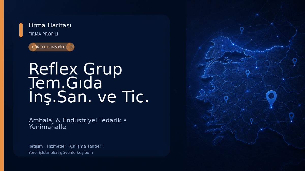 Reflex Grup Tem.Gıda İnş.San. ve Tic. A.Ş. Ambalaj & Endüstriyel Tedarik