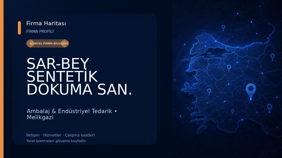 SAR-BEY SENTETİK DOKUMA SAN. VE TİC. A.Ş. Ambalaj & Endüstriyel Tedarik