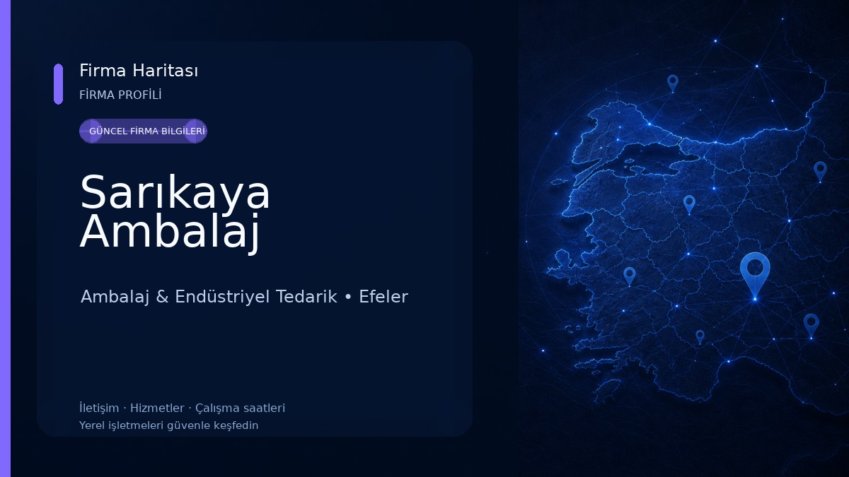 Sarıkaya Ambalaj Ambalaj & Endüstriyel Tedarik