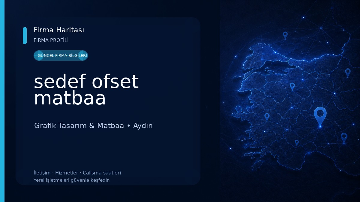 sedef ofset matbaa Grafik Tasarım & Matbaa