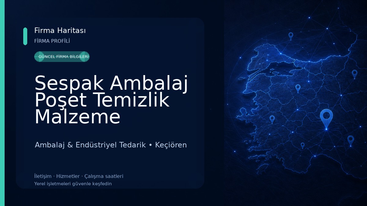 Sespak Ambalaj Poşet Temizlik Malzeme Ticareti