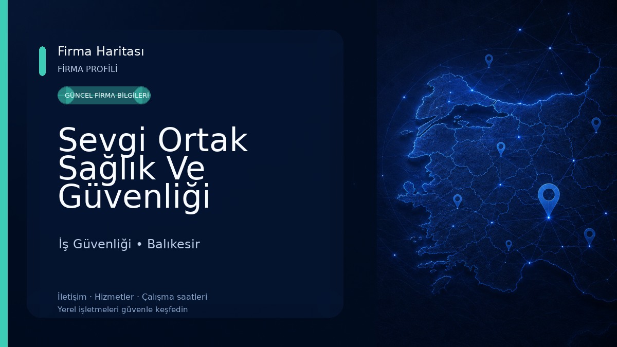 Sevgi Ortak Sağlık Ve Güvenliği İş Güvenliği