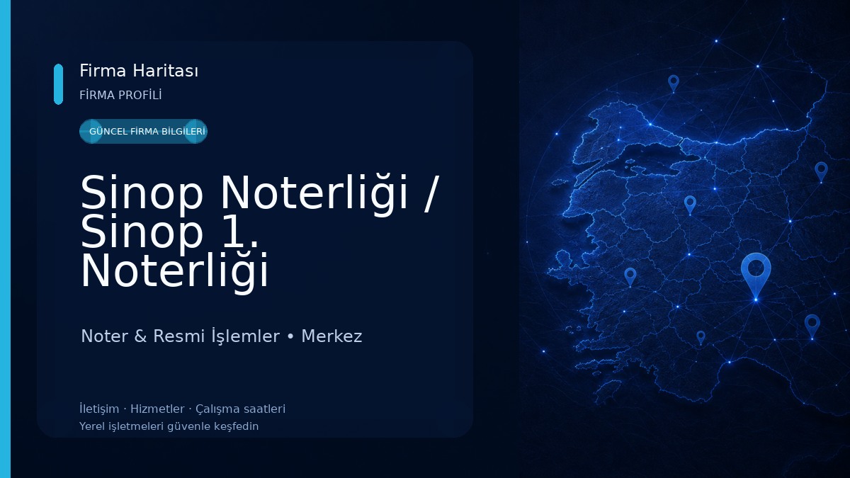 Sinop Noterliği / Sinop 1. Noterliği 