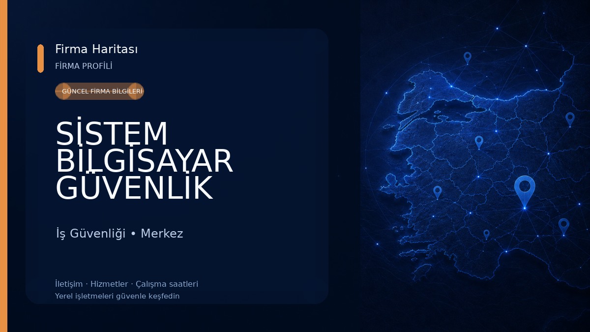 SİSTEM BİLGİSAYAR GÜVENLİK İş Güvenliği