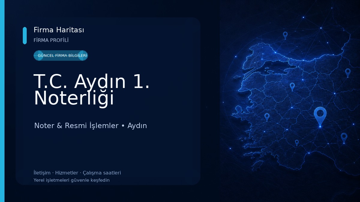 T.C. Aydın 1. Noterliği 