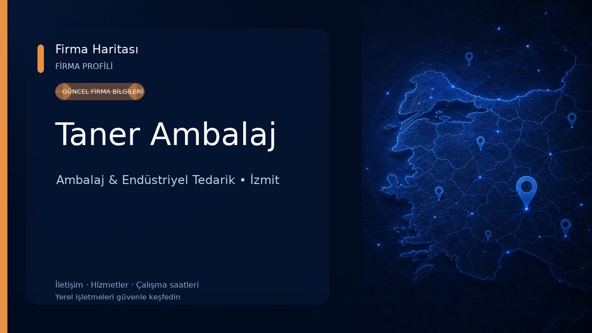 Taner Ambalaj Ambalaj & Endüstriyel Tedarik