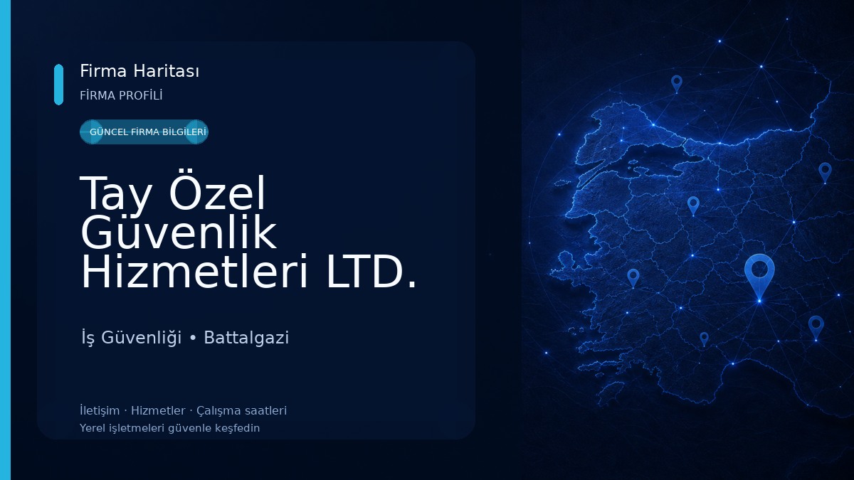 Tay Özel Güvenlik Hizmetleri LTD. ŞTİ. İş Güvenliği