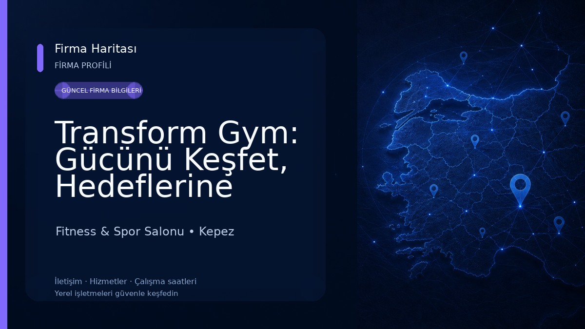 Transform Gym: Gücünü Keşfet, Hedeflerine Ulaş! 💪🔥 Fitness & Spor Salonu