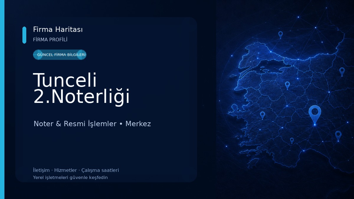 Tunceli 2.Noterliği 