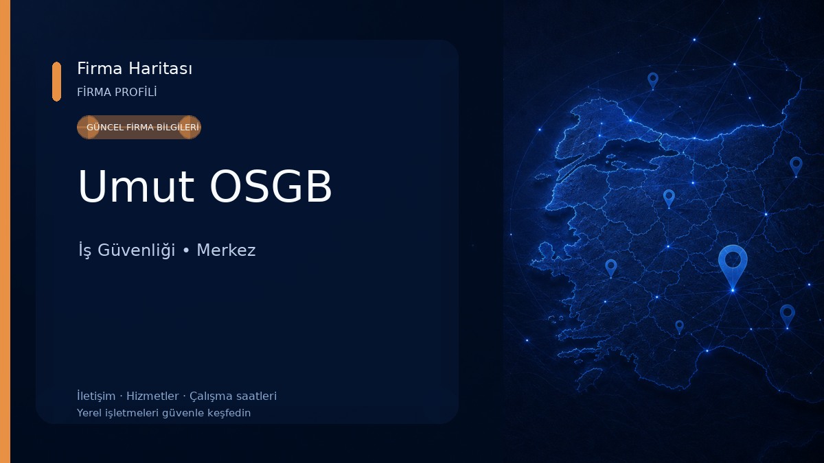 Umut OSGB İş Güvenliği