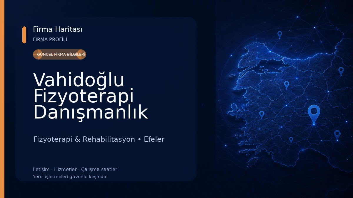 Vahidoğlu Fizyoterapi Danışmanlık Merkezi Fizyoterapi & Rehabilitasyon