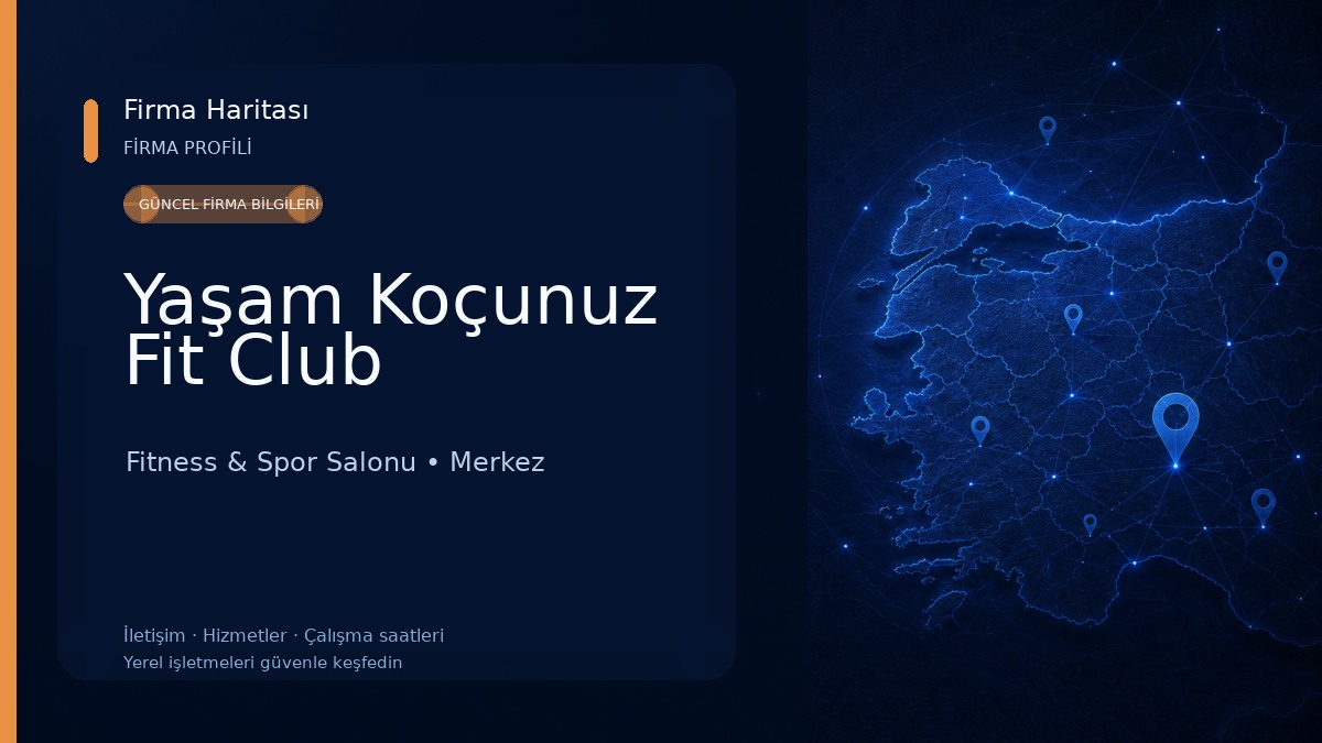 Yaşam Koçunuz Fit Club Fitness & Spor Salonu