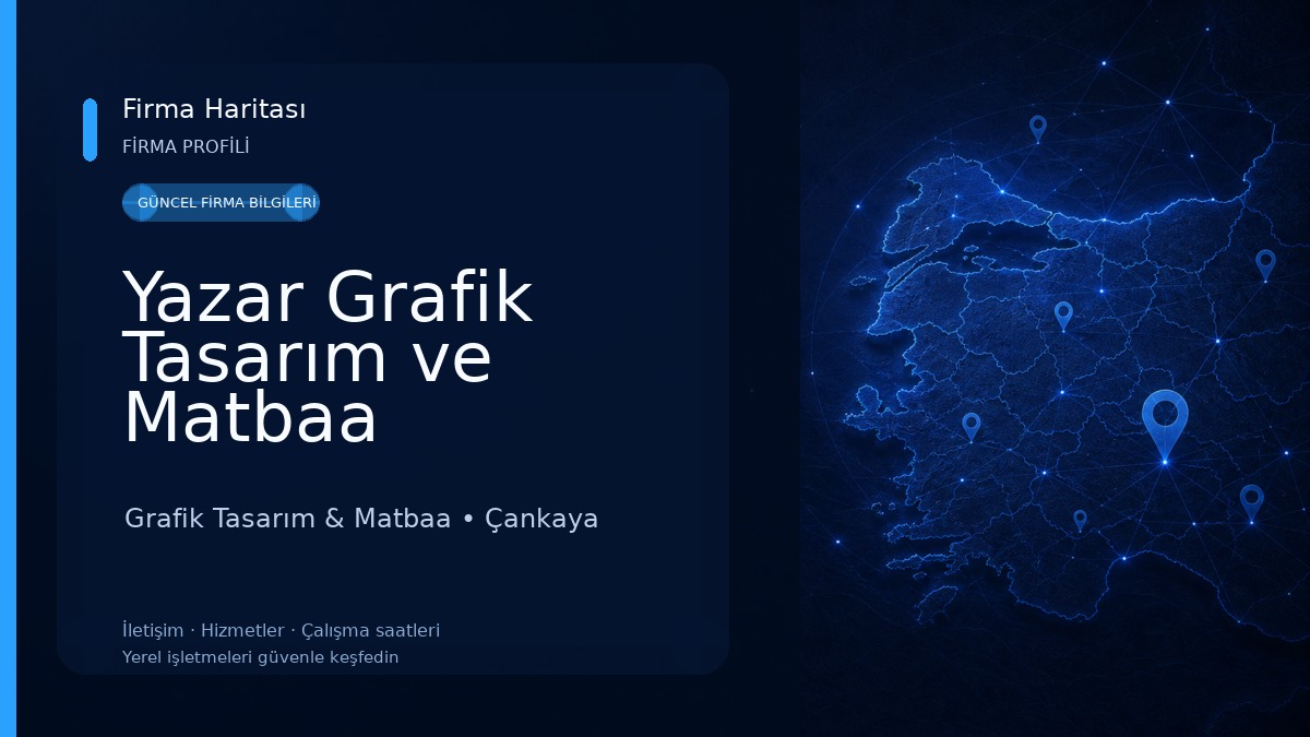 Yazar Grafik Tasarım ve Matbaa 
