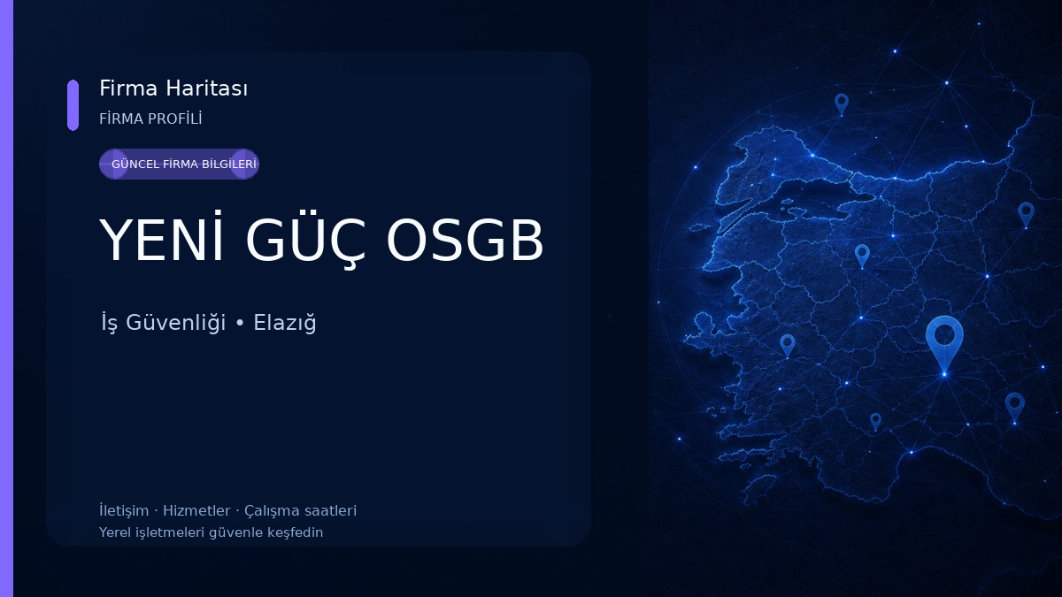 YENİ GÜÇ OSGB İş Güvenliği