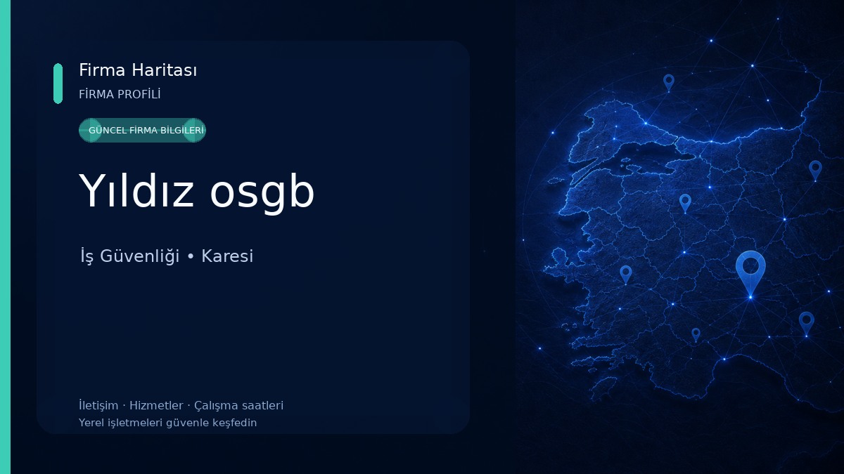 Yıldız osgb İş Güvenliği