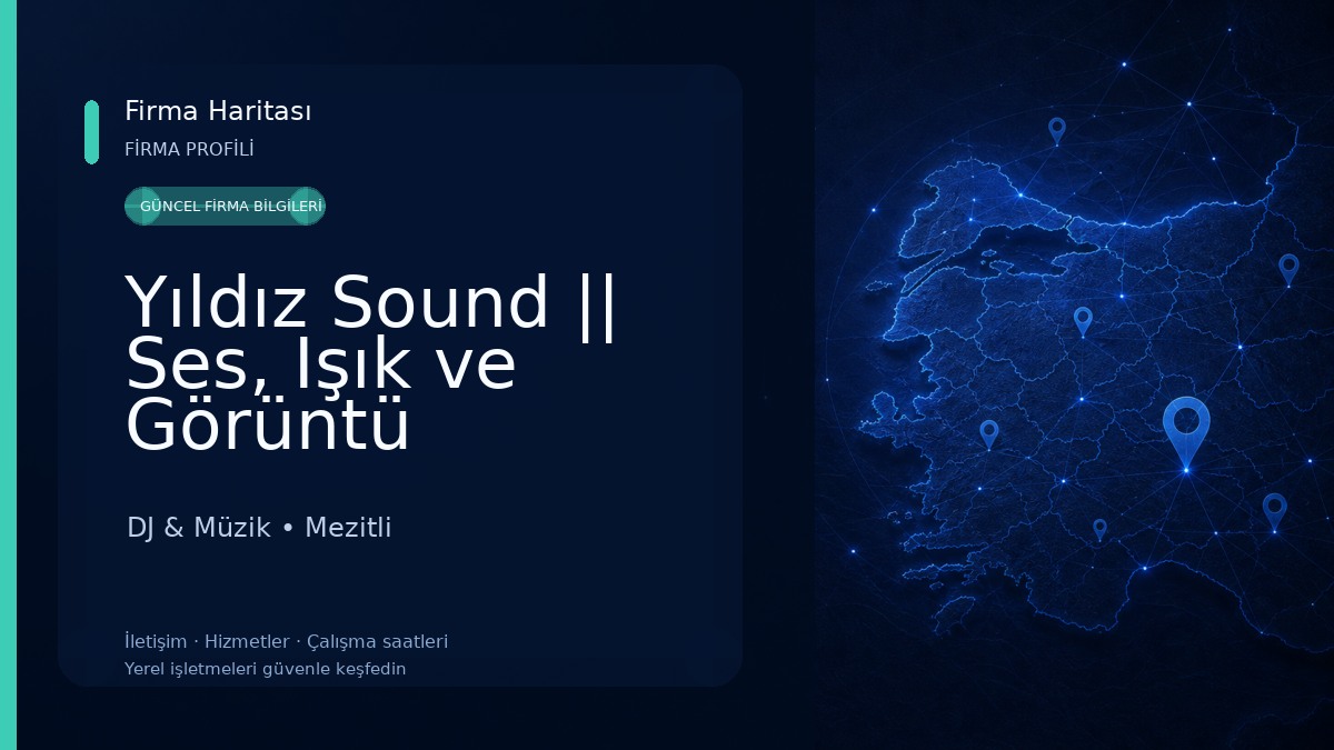 Yıldız Sound || Ses, Işık ve Görüntü Sistemleri DJ & Müzik