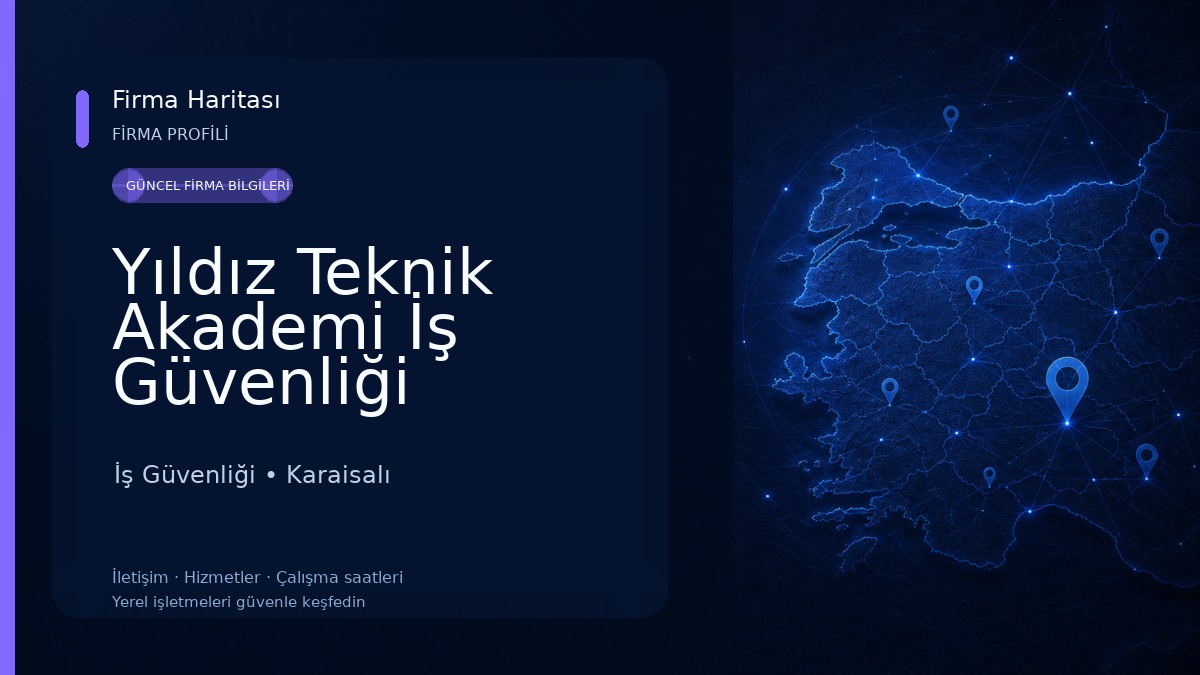 Yıldız Teknik Akademi İş Güvenliği Uzmanlığı, İşyeri Hemşireliği ve İşyeri Hekimliği Eğitim Kurumu İş Güvenliği