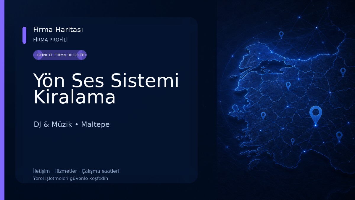 Yön Ses Sistemi Kiralama DJ & Müzik